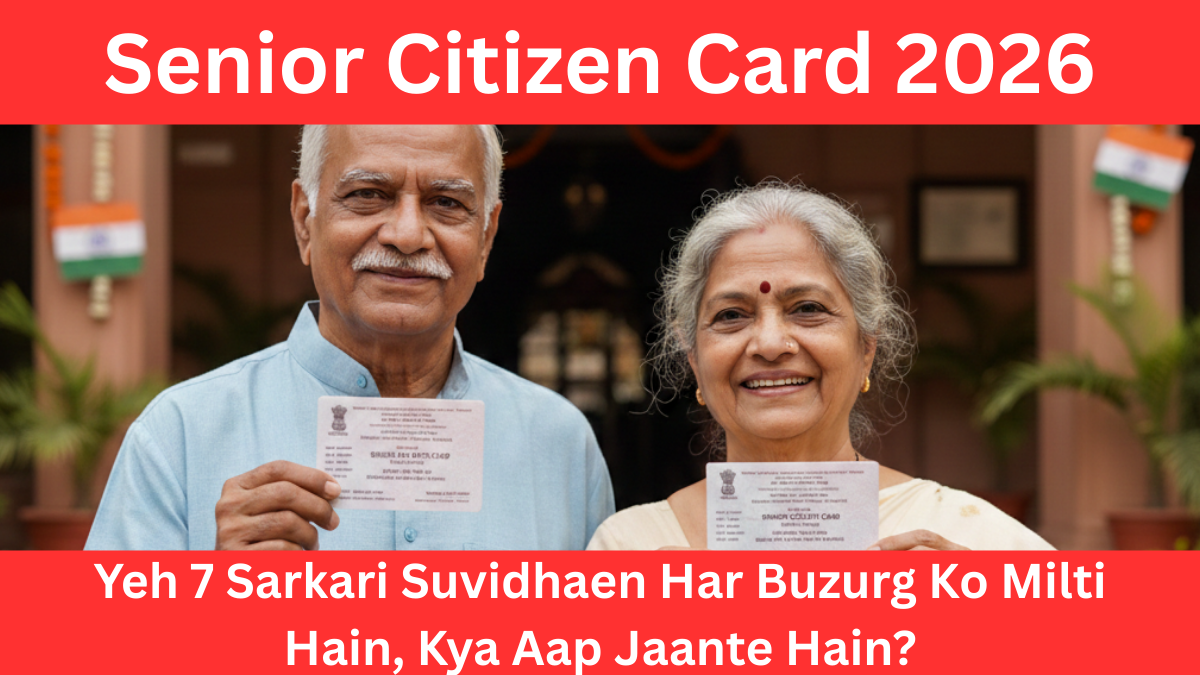 Senior Citizen Card 2026: Yeh 7 Sarkari Suvidhaen Har Buzurg Ko Milti Hain, Kya Aap Jaante Hain?